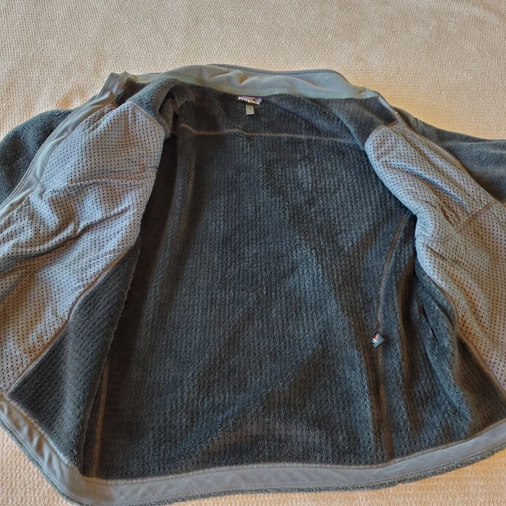 Patagonia R4 Regulator‎ Polartec Pile Fleece Zip Jacket Gray Mens XL Full Zip